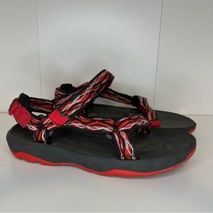 Teva Black/Red Kids Hurricane XLT 2 Waterproof Sport Hiking Sandal, Kids Size 3